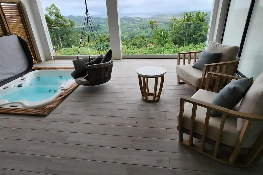 La Suite Bonsai Martinique Luxe/Spa/Vue Mer Le François